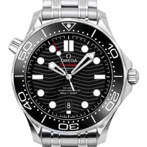 Omega Seamaster Stainless Steel Black Dial Automatic Diver's 210.30.42.20.01.001 300M Men's Watch