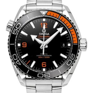 Omega Seamaster Planet Ocean Stainless Steel Black Dial Automatic Diver's 215.30.44.21.01.002 600M Men's Watch