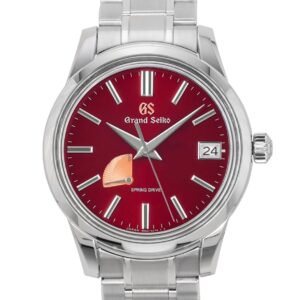Grand Seiko Elegance Limited Edition 20th Anniversary Stainless Steel Red Dial Automatic SBGA499G 100M Men's Watch