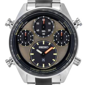 Seiko Prospex Speedtimer Limited Edition Chronograph Stainless Steel Brown Dial Solar SFJ005P1 100M Men's Watch