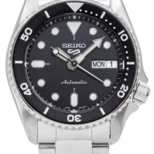 Seiko 5 Sports SKX Style Midi Black Dial Automatic SRPK29K1 100M Men's Watch