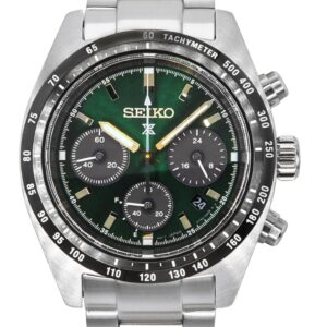 Seiko Prospex Speedtimer Chronograph Deep Green Dial Solar SSC933P1 100M Men's Watch
