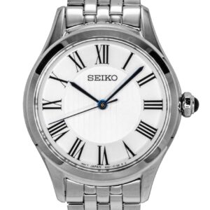Seiko Classic Stainless Steel Silver Dial Quartz SUR609P1 Women's Watch