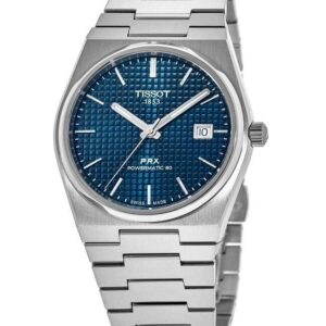 Tissot PRX T-Classic Powermatic 80 Blue Dial Automatic T137.207.11.041.00 100M Unisex Watch