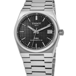 Tissot PRX T-Classic Powermatic 80 Black Dial Automatic T137.207.11.051.00 100M Unisex Watch
