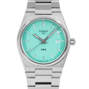 Tissot T-Classic PRX Stainless Steel Light Green Dial Quartz T137.210.11.091.00 100M Women's Watch