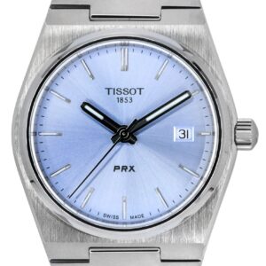 Tissot T-Classic PRX Stainless Steel Light Blue Dial Quartz T137.210.11.351.00 100M Unisex Watch
