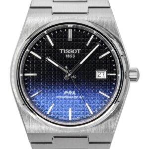 Tissot PRX Powermatic 80 Gradient Stainless Steel Black Chameleon Dial Automatic T137.407.11.051.01 100M Men's Watch