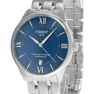 Tissot T-Classic Chemin Des Tourelles Powermatic 80 Blue Dial Automatic T139.807.11.048.00 Unisex Watch