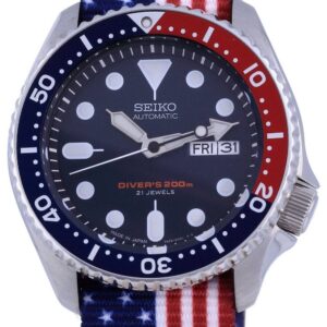 Seiko Automatic Diver's Polyester Japan Made SKX009J1-var-NATO27 200M Men's Watch