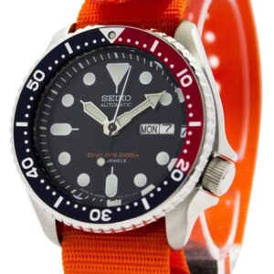 Seiko Automatic Diver's 200M NATO Strap SKX009J1-var-NATO7 Men's Watch