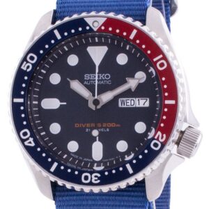 Seiko Automatic Diver's SKX009J1-var-NATO8 200M Japan Made Men's Watch