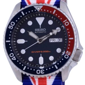 Seiko Automatic Diver's Polyester SKX009K1-var-NATO28 200M Men's Watch