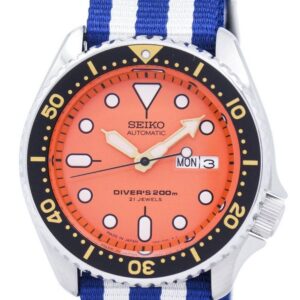 Seiko Automatic Diver's 200M NATO Strap SKX011J1-var-NATO2 Men's Watch