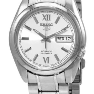Seiko 5 Automatic Silver Dial SNKL51 SNKL51K1 SNKL51K Men's Watch