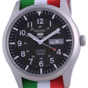 Seiko 5 Sports Military Automatic Polyester SNZG09K1-var-NATO23 100M Men's Watch
