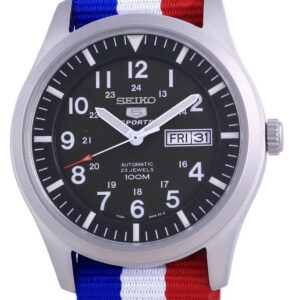 Seiko 5 Sports Military Automatic Polyester SNZG09K1-var-NATO25 100M Men's Watch