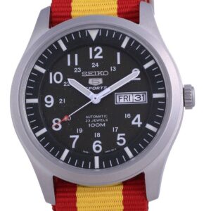 Seiko 5 Sports Military Automatic Polyester SNZG09K1-var-NATO29 100M Men's Watch