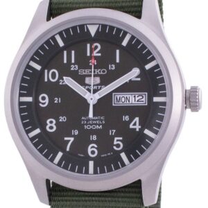 Seiko 5 Sports Military Automatic SNZG09K1-var-NATO9 100M Men's Watch