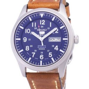 Seiko 5 Sports SNZG11J1-var-LS17 Automatic Brown Leather Strap Men's Watch