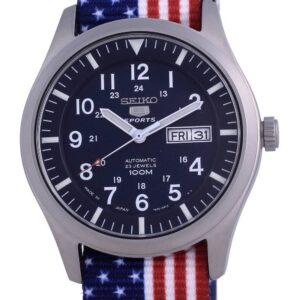 Seiko 5 Sports Automatic Polyester SNZG11J1-var-NATO27 100M Men's Watch
