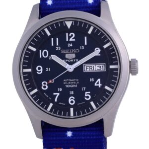 Seiko 5 Sports Automatic Polyester SNZG11J1-var-NATO30 100M Men's Watch