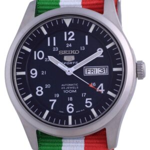 Seiko 5 Sports Automatic Polyester SNZG11K1-var-NATO23 100M Men's Watch