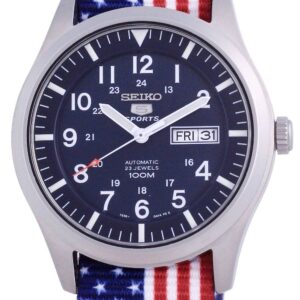 Seiko 5 Sports Automatic Polyester SNZG11K1-var-NATO27 100M Men's Watch