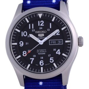 Seiko 5 Sports Automatic Polyester SNZG15K1-var-NATO30 100M Menâ€™s Watch