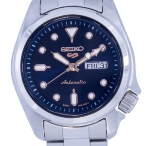 Seiko 5 Sports Automatic Stainless Steel Blue Dial SRE003 SRE003K1 SRE003K 100M Women's Watch
