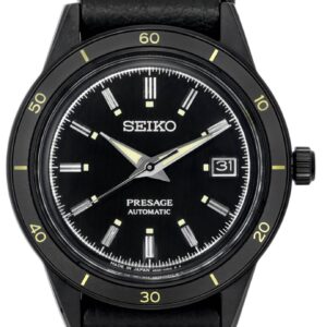 Seiko Presage Style60s Black Dial Automatic SRPH95 SRPH95J1 SRPH95J Men's Watch
