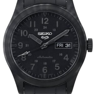 Seiko 5 Sports Stealth Black Dial Automatic SRPJ09 SRPJ09K1 SRPJ09K 100M Men's Watch