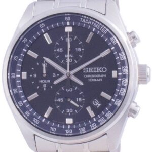 Seiko Chronograph Quartz SSB377 SSB377P1 SSB377P 100M Men's Watch