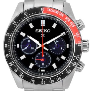 Seiko Prospex Speedtimer Go Large Solar Chronograph Black Dial SSC915 SSC915P1 SSC915P 100M Men's Watch