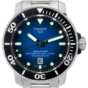 Tissot Seastar 2000 Professional Powermatic 80 Blue Dial Diver's T120.607.11.041.01 T1206071104101 600M Men's Watch