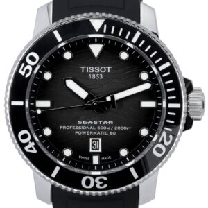 Tissot Seastar 2000 Professional Powermatic 80 Grey Dial Diver's T120.607.17.441.00 T1206071744100 600M Men's Watch