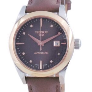 Tissot T-My Lady 18K Gold Diamond Accents Automatic T930.007.46.296.00 T9300074629600 Women's Watch