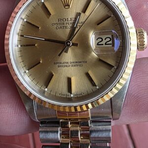 1993 Mens Rolex Datejust 36mm 18k two-tone