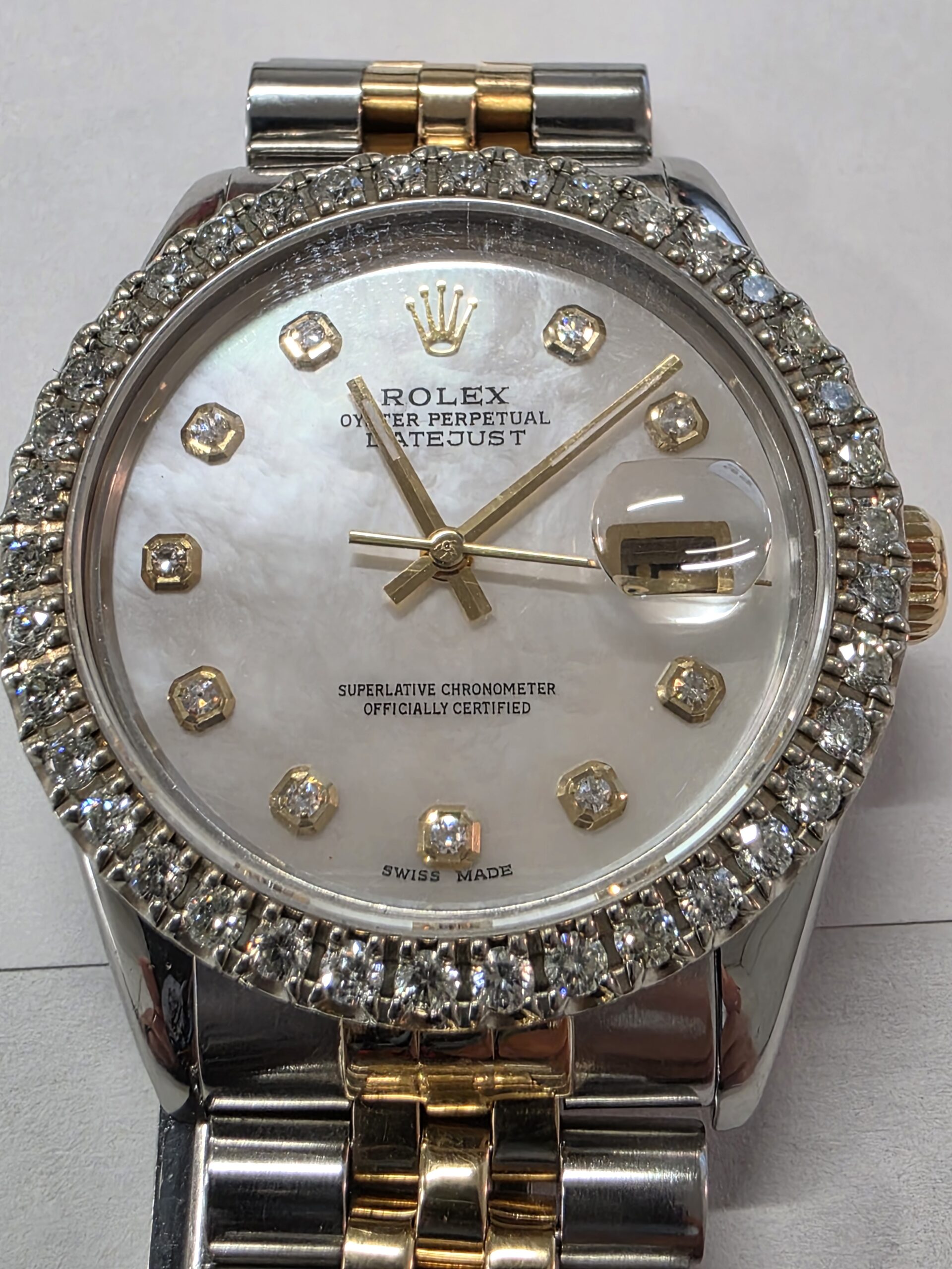 1979 Rolex Datejust Ref No.16013 18ct gold Two Tone bracelet